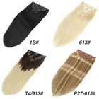 Customized 80g-300g Clip In Hair Extension Double Drawn Full Head 100% Brazilian Virgin Remy Clip Human Hair extension