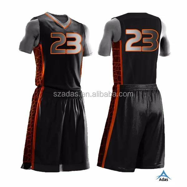 Black Basketball Uniform 21