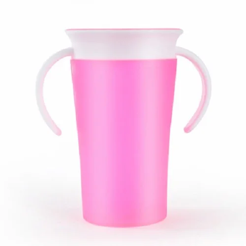 China factory new design spill 260ml plastic 360 degree rotation baby sippy cup, Orange,pink,blue,green 
China factory new design spill 260ml plastic 360 degree rotation baby sippy cup, Orange,pink,blue,green