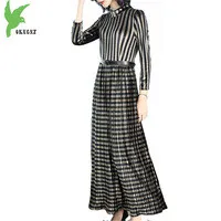 New-Women-Autumn-Stripe-Print-Lengthen-Dress-Flannel-Pressure-pleated-Waist-Big-Swing-Dress-Female-Winter.jpg_200x200