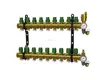 1" PEX-AL-PEX Combined brass manifold unfloor heating system adjustable flow valve Automatic Air Vent(2-10 loop)