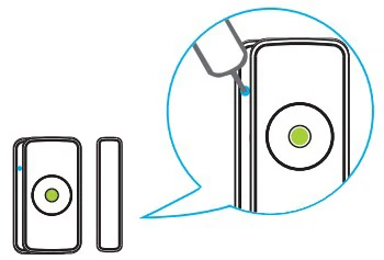 Heiman Smart ZIGBEE Magnetic Door Window Sensor for DIY Home Alarm System - ANKUX.COM