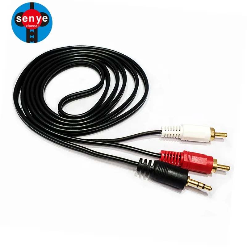 1.5m Chinese factory 3.5mm Male Stereo to 2 Male RCA Audio cable with cheap price 5ft
1.5m Chinese factory 3.5mm Male Stereo to 2 Male RCA Audio cable with cheap price 5ft