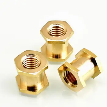 Hex Shape Brass Knurled Threaded Inserts For Plastics Buy Hex Insert