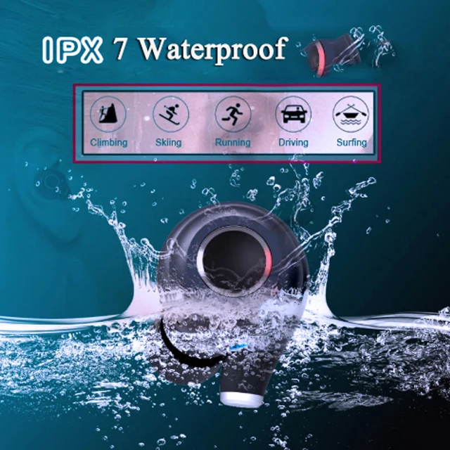 High Quality Headphone TWS P6 In Ear Earphones Wireless Earbuds Master-slave Dynamic,Sport Headset - ANKUX.COM