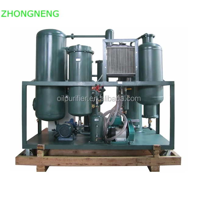 High Vacuum Waste Lubricants Centrifugal Engine Oil Recycling, Oil Refining Machine