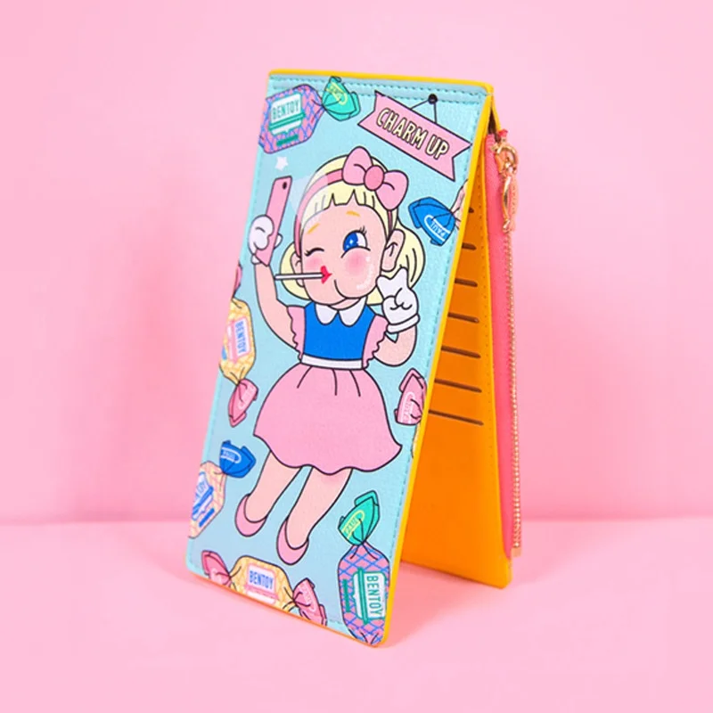 Wholesale Korean Cartoon Cute eco-friendly manufacture card holder clutch wallet
Wholesale Korean Cartoon Cute eco-friendly manufacture card holder clutch wallet