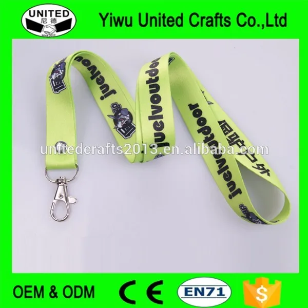 promotional silk screen print nylon lanyard & landyard with