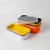 Disposable Portable Lunch Box Plastic Food Packaging Containers Take Away Food Box