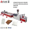 used wpc wood extruded plastic composite decking machine for produce pvc wall panel
