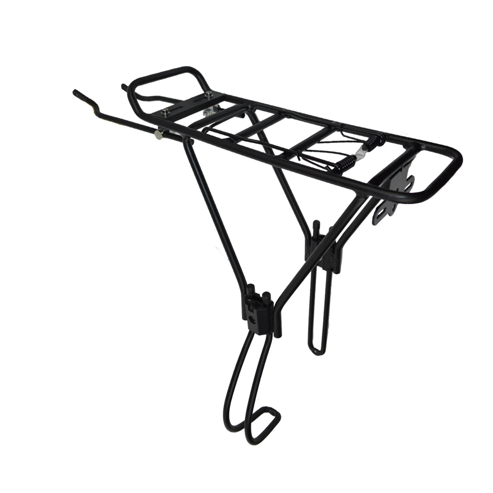 HS-042 hot selling aluminum alloy bicycle rear rack bike luggage carrier bike seat for MTB Road bike, Balck
HS-042 hot selling aluminum alloy bicycle rear rack bike luggage carrier bike seat for MTB Road bike, Balck