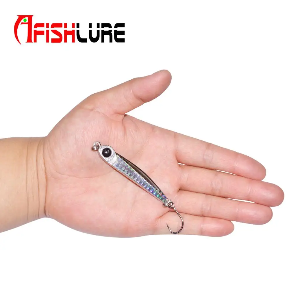 Factory Metal Plate with Single Hook Sinking Lure 39g/7.5cm Mandarin Fishing, Multi
Factory Metal Plate with Single Hook Sinking Lure 39g/7.5cm Mandarin Fishing, Multi