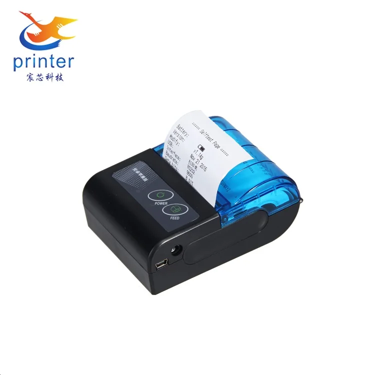 Preço de fábrica Mini Bolso Pequeno Móvel Portátil Bluetooth Da Impressora Térmica
