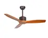 3 wood blades home using DC motor energy saving ceiling fan