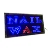 LED Christmas Nail wax oval open sign board