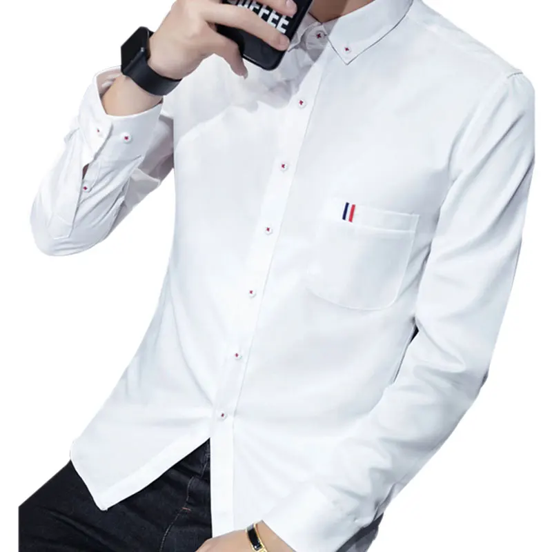 Best hot sale casual white button up slim fit long white shirt mens, White;blue;light blue;pink
Best hot sale casual white button up slim fit long white shirt mens, White;blue;light blue;pink