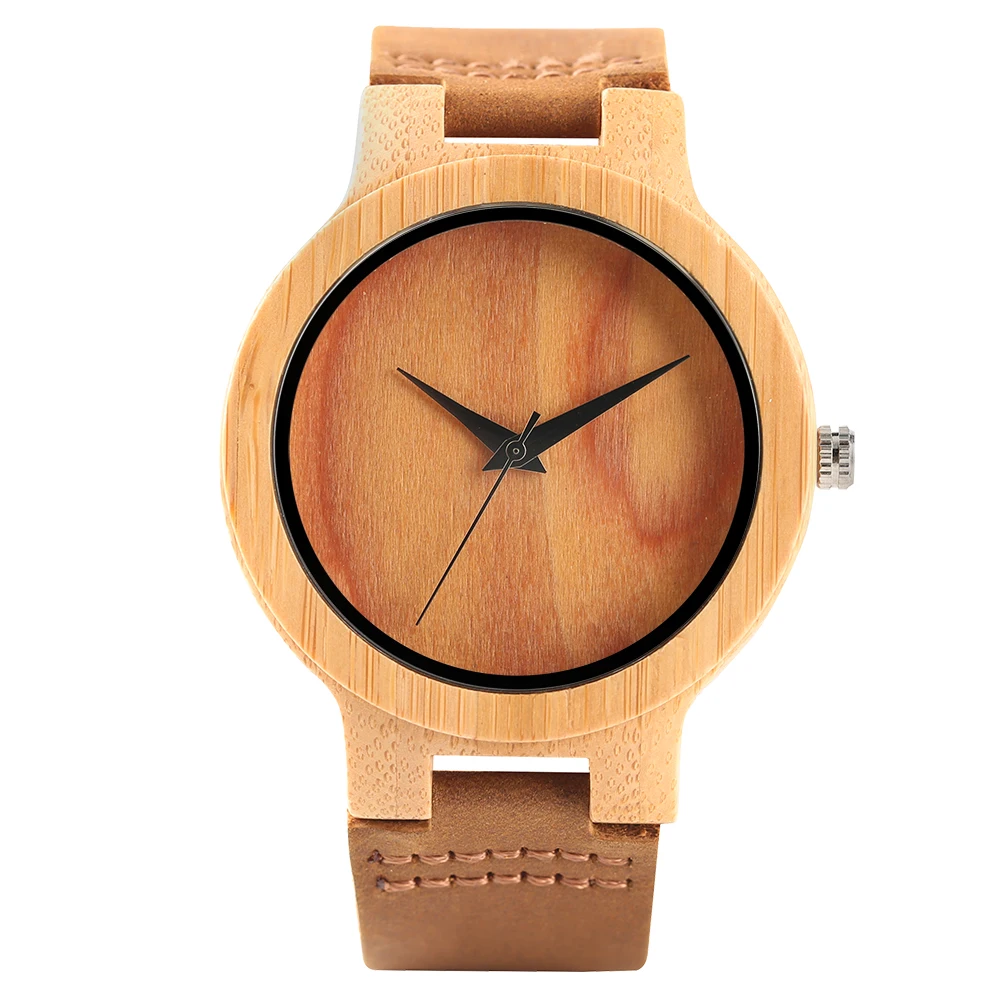 YISUYA Quartz Men's Watches Nature Wood Simple Sport Watch Hot Analog Bamboo Women Trendy Wrist Watch relogio masculino Xmas (16)