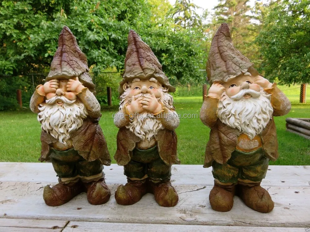 Polyresin Handmade Custom Garden Gnomes For Home Garden Decoration