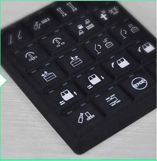 User Provisioning Rubber Keypad Switch Silicone Keypad With Backlight