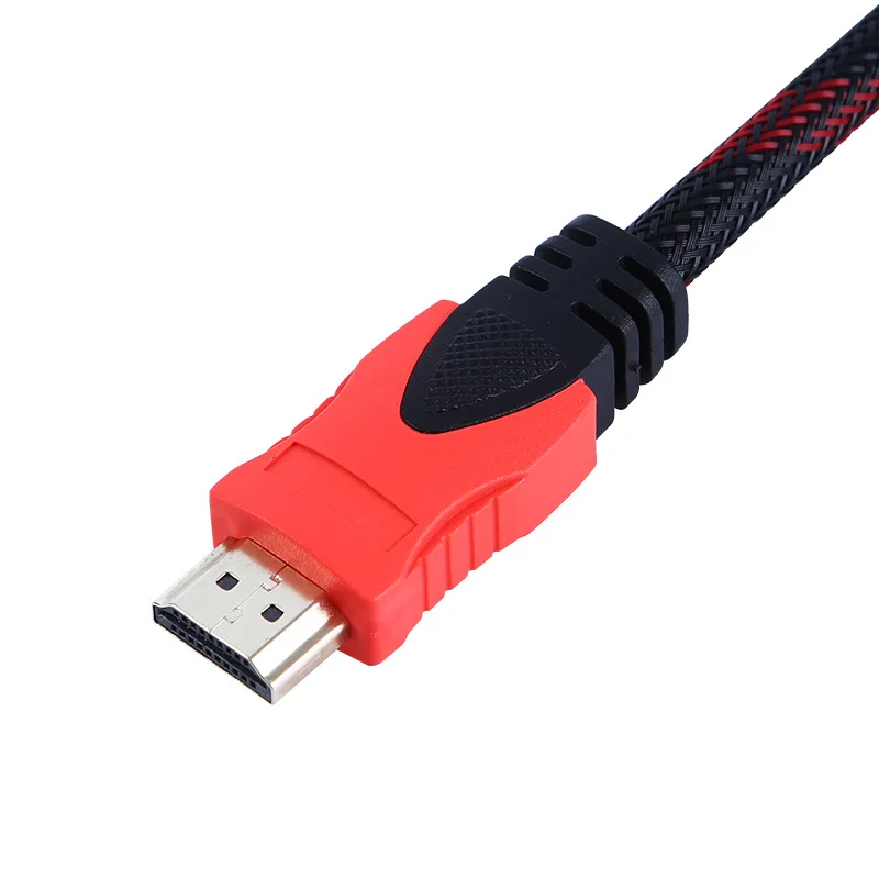 4K 3D High Speed Audio Video 1.5m red and black 18Gbps HDTV Cable - ANKUX.COM