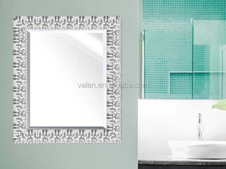 Silver Frame Mirror