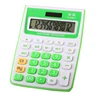 Promotion price custom logo kids school office financial desktop calculator 12 digit solar dual power cost citizen calculator