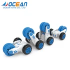 Three wheel 360 degree rotation stunt remote control model car for kids