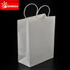 Cost production cheap white kraft custom paper bag