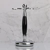 Shaving Brush Stand and holder, Copper-zinc alloys with black Resin Safety Razor Stand