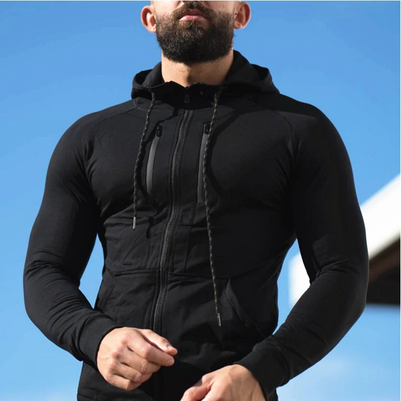 Fashion Compression Running Top Tank For Men Gym Wear Fitness Zipper Hoodie Men, Black
Fashion Compression Running Top Tank For Men Gym Wear Fitness Zipper Hoodie Men, Black