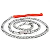 Pet Products Dog Chew Proof Chain Training Metal Traction Pet Dog Leash