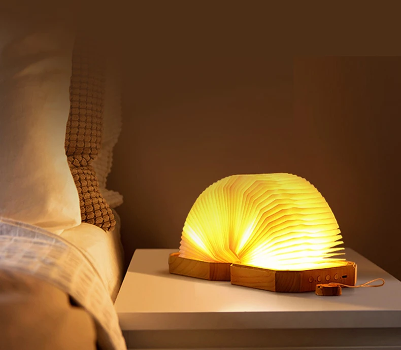 Led Bluetooth Book Light Speaker USB Charging Wireless Portable Audio Player for Mobile Phone Tablet and Computer - ANKUX.COM