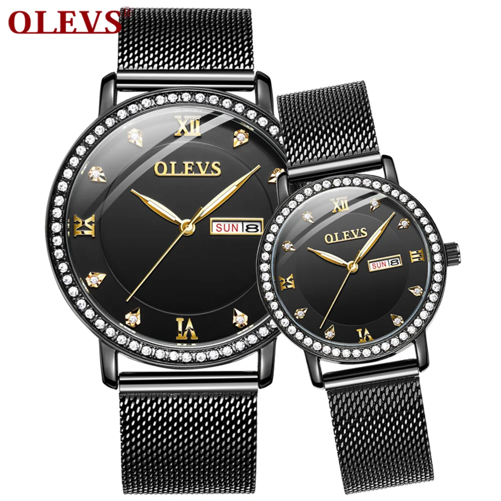 OLEVS Brand Stainless Steel Milanese Strap Quartz Men's WristWatches Fashion Business thin waterproof couple Watch 2019
OLEVS Brand Stainless Steel Milanese Strap Quartz Men's WristWatches Fashion Business thin waterproof couple Watch 2019