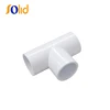 Socket Sanitary 1 1/2 Plastic Slip PVC Tee Fittings , 3 Way Pipe Connector