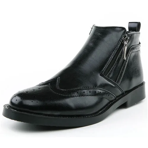 Newest 2015 Oxfords Shoes For Men Dress Shoes PU Leather Autumn Winter Fashion Comfortable Breathable Oxfords Brown Size 39-44