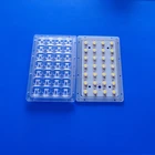 PC Street Light Optical Led Lens with 4x7 PCB Plate Mounted LEDs