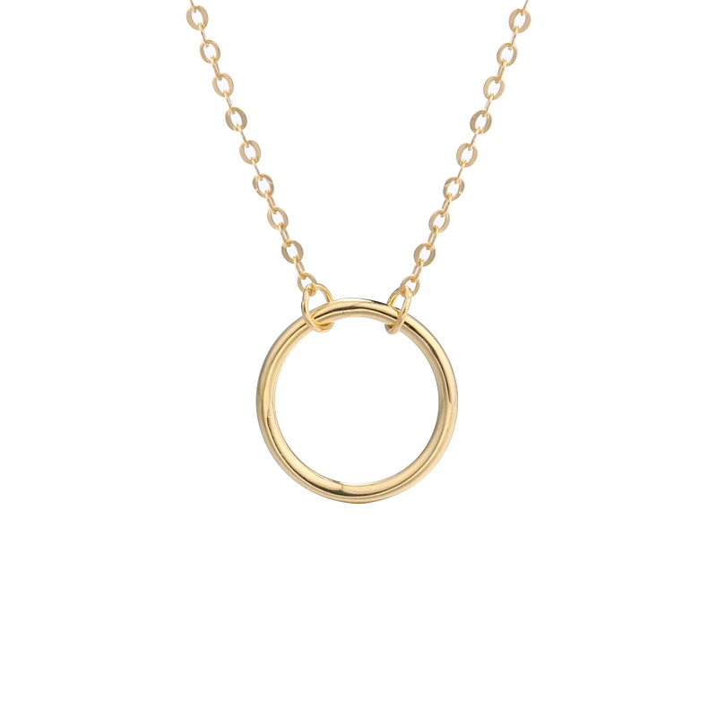 Minimalist Gold Plated Simple Loop Infinity Jewelry 925 Sterling Silver Circle Pendant Necklace Women
Minimalist Gold Plated Simple Loop Infinity Jewelry 925 Sterling Silver Circle Pendant Necklace Women