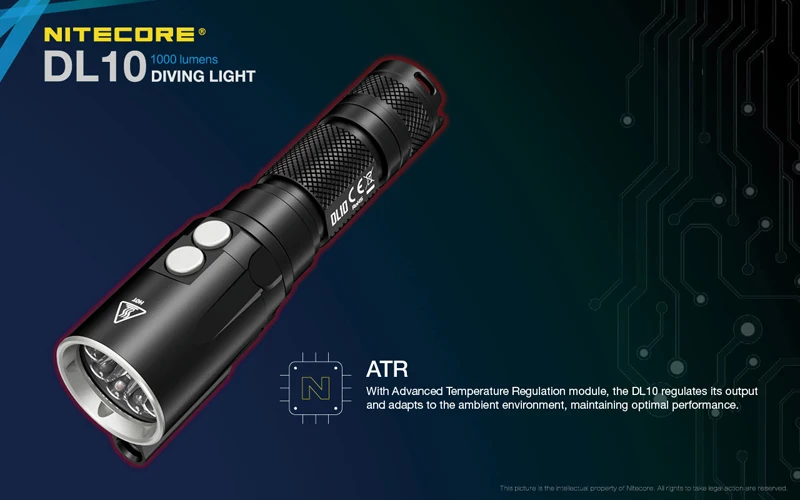 Nitecore DL10 Diving Light (14)