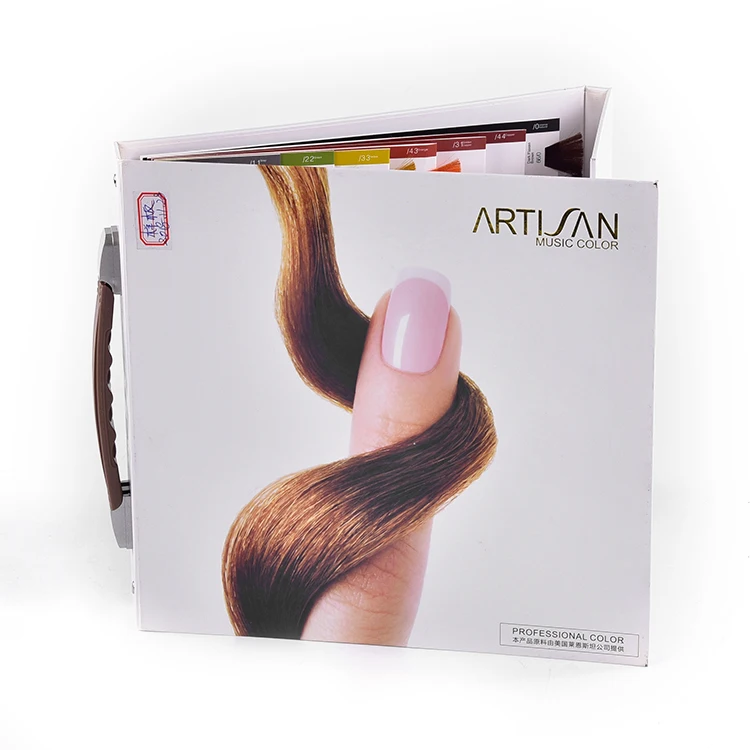 Guangzhou Hair color chart manufacturer loreal hair color shade chart book