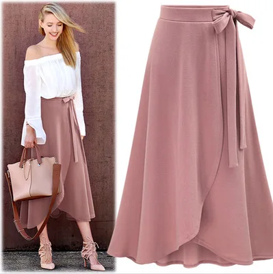 F10680A 2018 Summer new high waist belt irregular skirt for fat ladies, Black/pink / army green
F10680A 2018 Summer new high waist belt irregular skirt for fat ladies, Black/pink / army green
