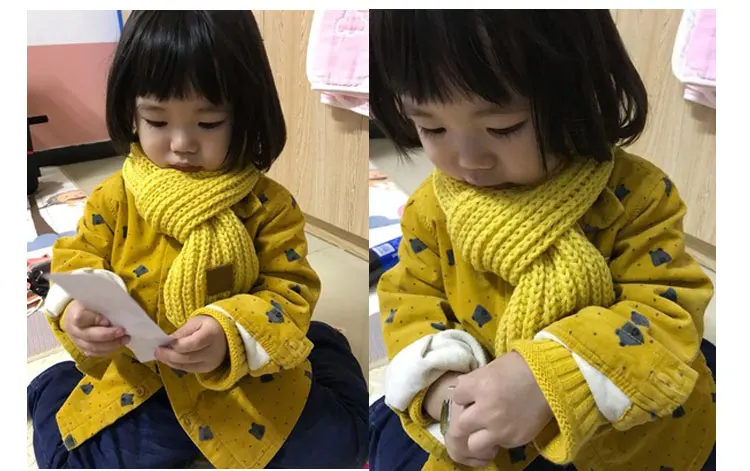 childrens scarf childrens winter scarf  childrens winter for boys scarf knitted warm red scarf scarves for girls (5)