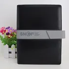 2018 fancy diary pu leather cover 80 white pages customized 1 year notebook organizer for company business