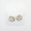 Korean hot goods crystal star butterfly bear earing jewelry women