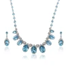 Wholesale luxury Christmas gifts jewelry set made with Crystals from Swarovski