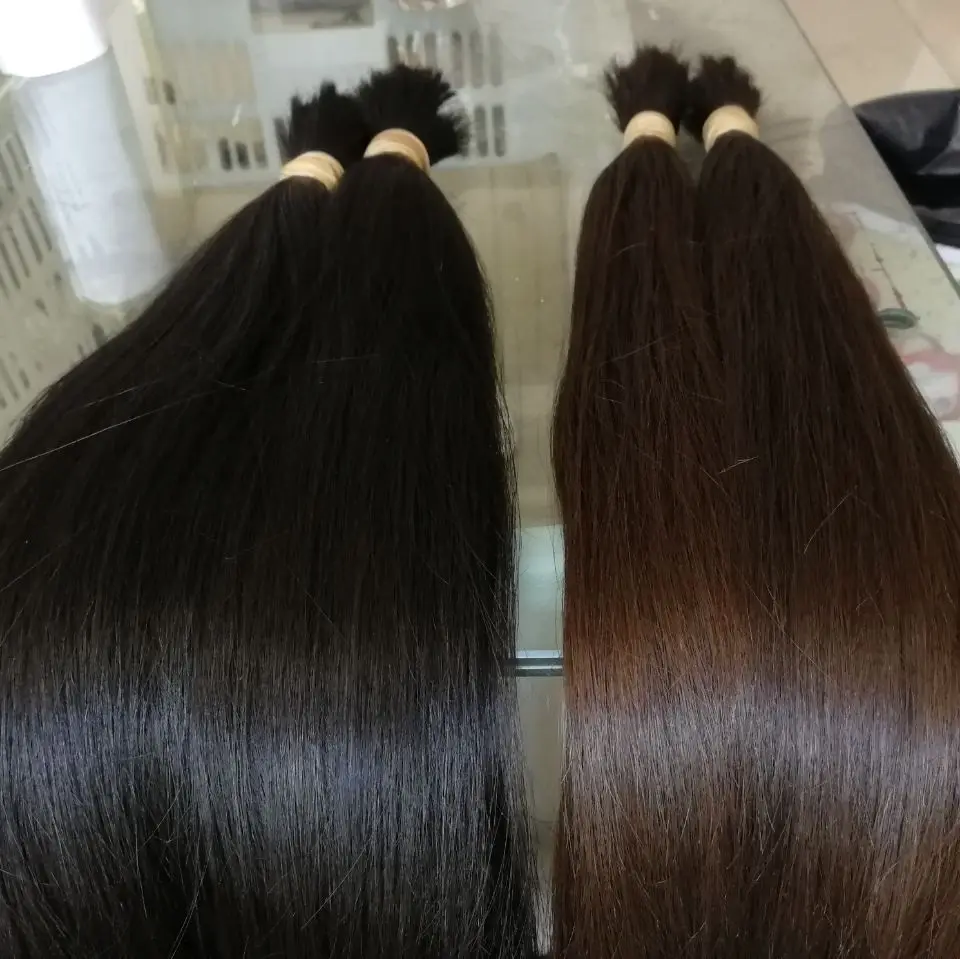 Full Cuticle 100% Unprocessed European Virgin Human Hair Bulk, 100% natural black color
Full Cuticle 100% Unprocessed European Virgin Human Hair Bulk, 100% natural black color