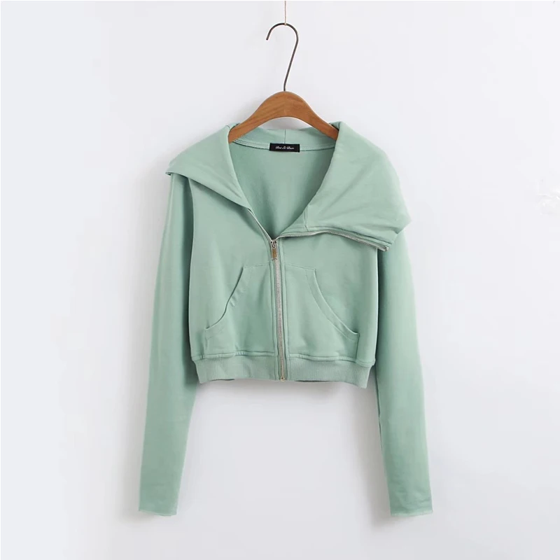 JACKETOWN High Quality Women's Full Zip Sweatshirt Wholesale Casual Long Sleeve Zip Up Hoodies Crop Tops Hooded Jacket, As shown
JACKETOWN High Quality Women's Full Zip Sweatshirt Wholesale Casual Long Sleeve Zip Up Hoodies Crop Tops Hooded Jacket, As shown