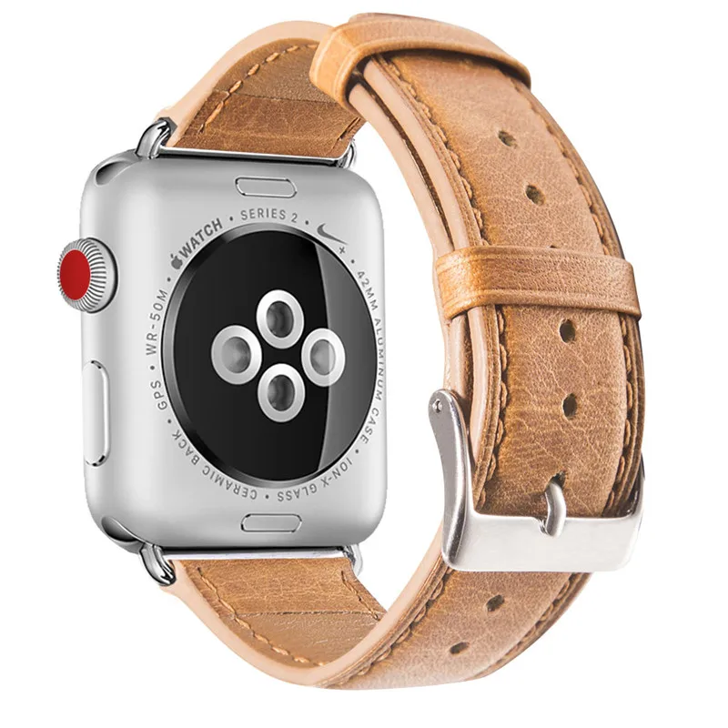 Vintage Crocodile Pattern Leather Watch Band for Apple Watch with adapter, fit for 38mm 40mm 42mm 44mm, As the following photos
Vintage Crocodile Pattern Leather Watch Band for Apple Watch with adapter, fit for 38mm 40mm 42mm 44mm, As the following photos