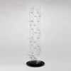 Customized Plexiglass Perspex Lucite Acrylic Rotating Magazine Newspaper Display Stand Dump Bins