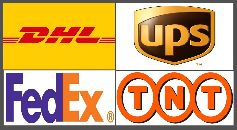 shipping by courier fedex tnt ups dhl&