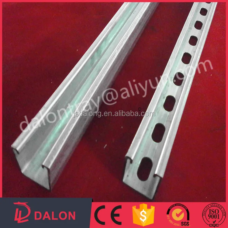 Q235 Grade Perforated c channel